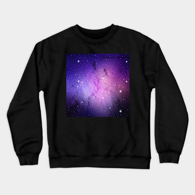 Galaxy space universe Crewneck Sweatshirt by Eric Okore